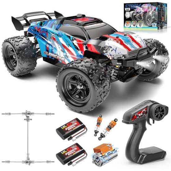 Snelle 1:18 RC 4x4 Offroad Truck - Metalen chassis, 40 km/u, 2 accu's