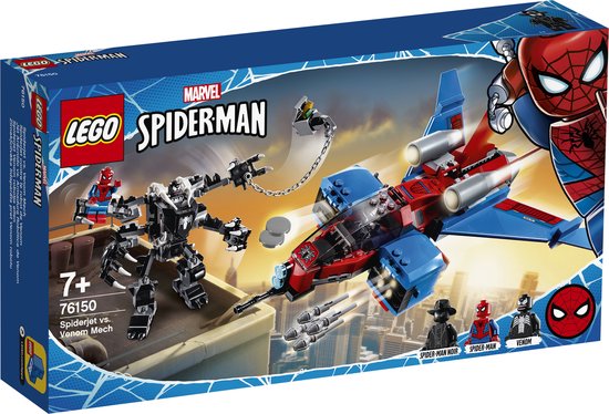 LEGO Marvel Spider-Man Spiderjet vs. Venom Mecha - 76150