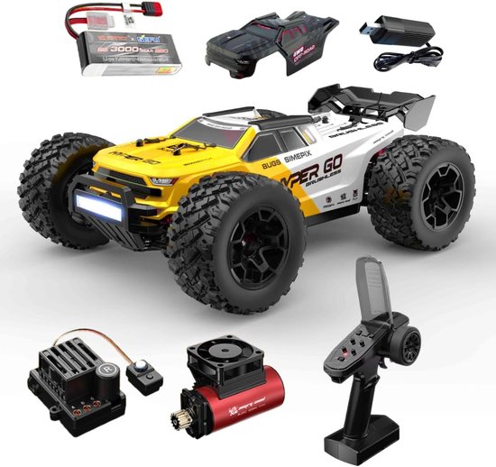 MJX Hyper Go 14207 - 4WD Brushless Truggy - Radiografisch Bestuurbare Terreinwagen - Inclusief Extra Body Shell