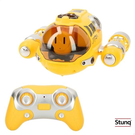 Op afstand bestuurbare onderzeeër met lichteffecten en waterspray