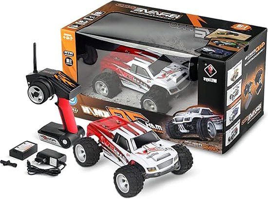 RC Auto – RC Wagen – Radiografisch Car – Bestuurbare Auto – Off-road voertuig – 4WD Vierwielaandrijving – Snelheid Tot 70 Km/h – Schokabsorberend Aluminium Chassis