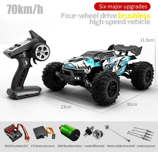 RC Auto 70 km/u _ Brushless Motor _ 4WD Offroad _ Professionele RC Buggy _ Oplaadbaar _ High Speed RC Auto