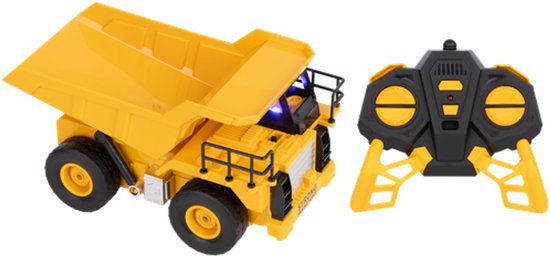 Hi RC Kiepwagen - Met Afstandsbediening & Lichtfunctie - Oplaadbaar via USB