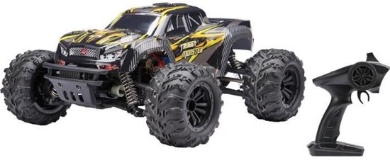 4 SPEED - TRUGGY MONSTER - 2,4 GHz - Schaal 1:16 - Op afstand bestuurbare auto – Ultrasnel 30 km/u, volledige vering, inclusief accu