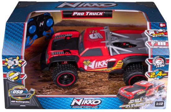 Radiografisch bestuurbare pro truck 1:12 speelgoedauto Nikko - RC auto.