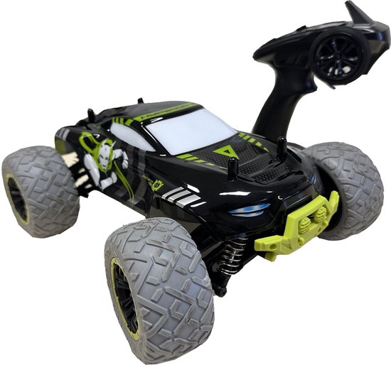 RC SPEED CAR 1:14 30 km/u High Speed Afstandsbestuurbare Auto met Oplaadbare Batterij 2.4 GHz LED Verlichting All Terrain Voor Kinderen & Volwassenen Incl. oplaadbare batterij afstandsbestuurbare voertuigen