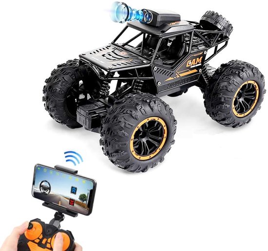 RC Voertuigen - Radiografisch bestuurbare auto - 4K Camera - Wifi beschikbaar - Bestuurbare auto offroad voor buiten - Race Auto - Monstertruck - Langdurige batterijduur - Jongens en Meisjes