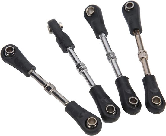 Verstelbare stuurstangen voor 1/10 RC off-road voertuigen, vervangingsonderdelen voor crawler, duurzaam en eenvoudig te installeren