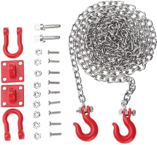 RC Model Accessoire voor Klimframes - Duurzame Metalen Tow Bar voor RC Auto's en Offroad Avonturen