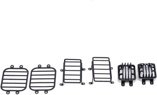 Set van 6 Achterlichten Covers voor TRAXXAS TRX-4 G500 TX-6 G63 1/10 RC Auto - Lamp Bescherming en Accessoires