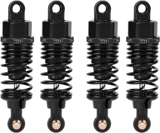 Allecto - Shock Absorber - 65MM/85MM/100MM - Voor RC Auto's - 2 Stuks - Versterkte demping - Geschikt voor verschillende modellen - Kleur zwart