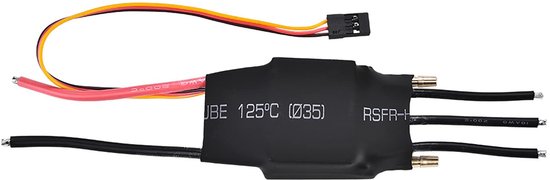 Allecto - Waterdichte 60A borstelloze - Elektrische snelheidsregelaar - Plug and Play - Watergekoeld - Voor RC-boot model - Betrouwbaar en veilig