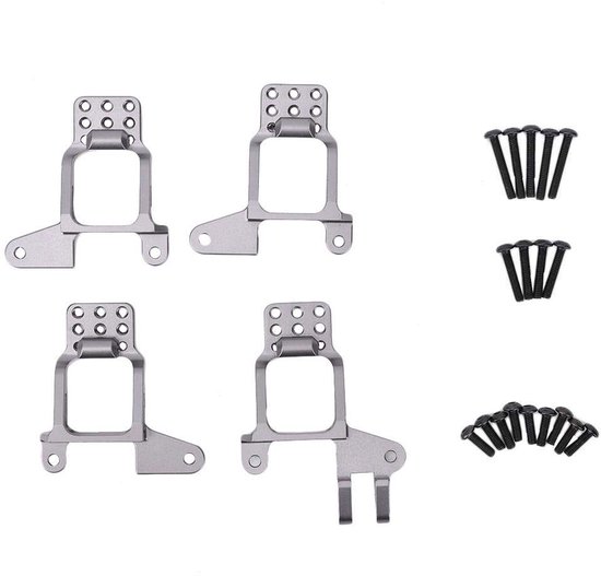 Allecto - RC Shock Tower-Halterung - Metaal - Robuste constructie - Voor TRX4 1/10 RC Crawler - Versterkt prestaties - Geschikt voor hobbyisten