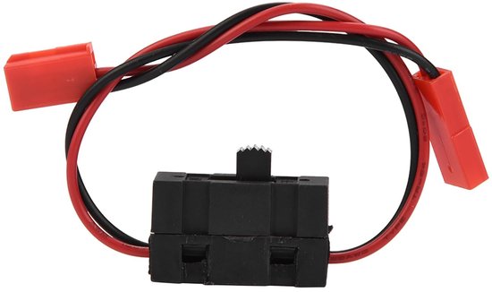 Allecto - RC Car Receiver Switch - Elektrische Schakelaar - Hoogwaardige kwaliteit - Connector - Geschikt voor RC-auto's - 1/10 1/8 Truck