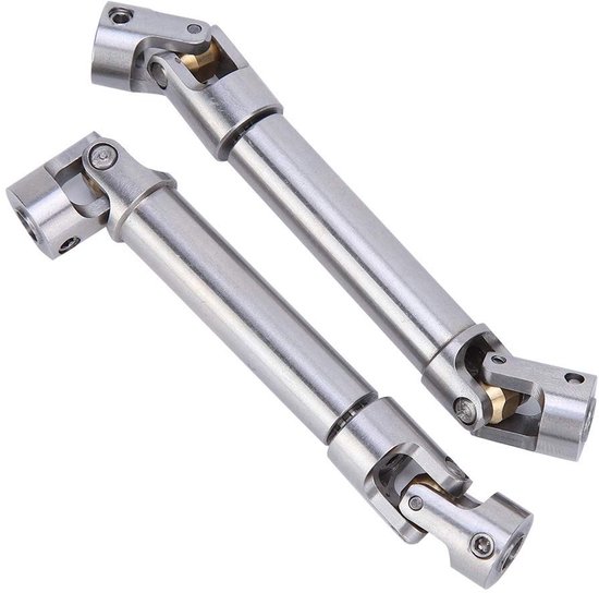 Allecto - RC-aandrijfas - Universeel - Hoogwaardig roestvrij staal - 1/10 formaat - Compatibel met RC automodels - Voor hobbyisten en kinderen