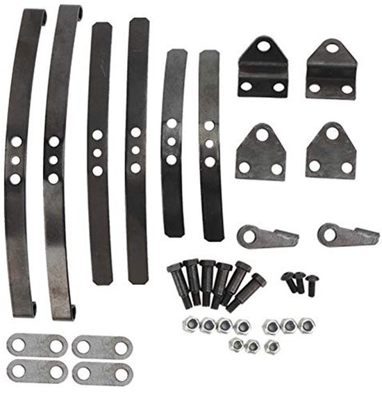 Allecto - Bladveerset - Upgrade voor auto-onderdelen - Stalen ophangingssysteem - Geschikt voor vrachtwagen 1:14 - Verbeterde handling - Duurzaam o...