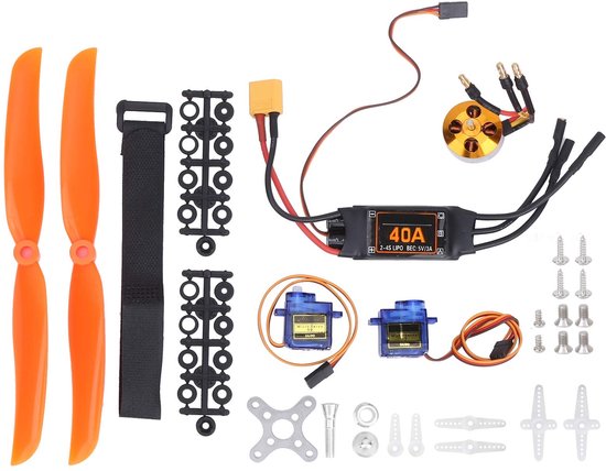 Allecto - RC Vliegtuig Accessoire - 40A XT60T - Ideaal voor Drones en Helikopters - Compact en Lichtgewicht - Geschikt voor Model Luchtvaart
