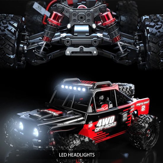 WMO MJX HYPER GO 14209 V3.01 - 14 RC auto borstel loze 2.4G - afstandsbediening 75 km/ u 4WD