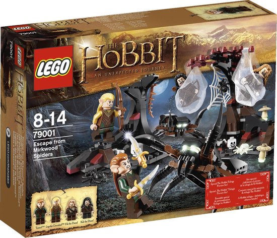 LEGO The Hobbit Mirkwood Spinnen Ontsnapping – 79001