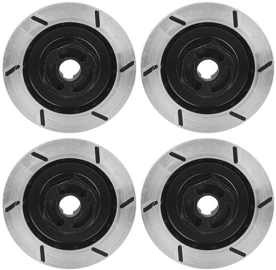 Store_8 - RC Bremsscheibe - Langlebig Scheibenpad - Aluminiumlegierung - Zwart - Geschikt voor 1 : 10 RC Cars - 94123