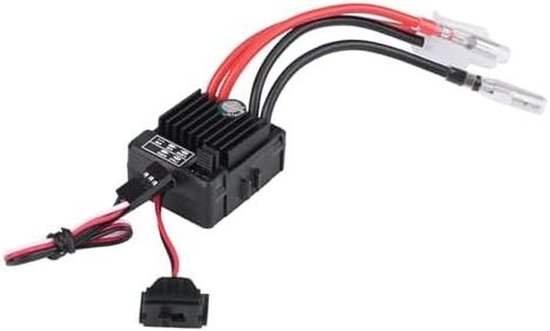 Geborstelde ESC - Regelaar - RC Auto's - Waterdicht en Stofdicht - 60A - Zwart