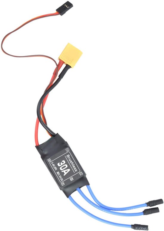 Allecto - Elektronische Snelheidsregelaar - RC Drone - Betrouwbaar in gebruik - #011 - Helikopter - Anti-interferentie - Geschikt voor buitengebrui...