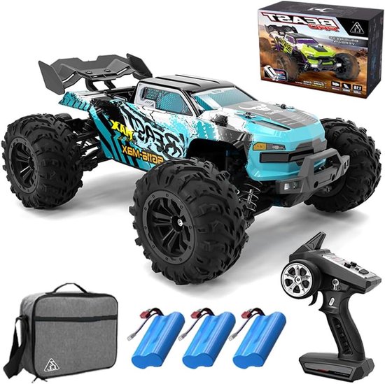 RC Auto - Afstandsbestuurd Voertuig - Offroad Racen - Borstelloze Motor - 1:16 Schaal - Zwart