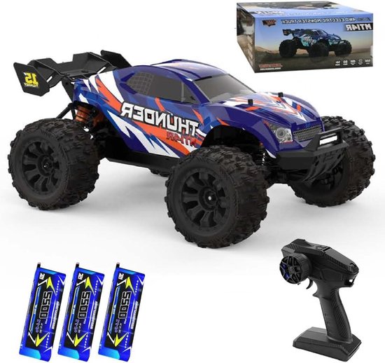 Op afstand bestuurbare auto - RC truck Truggy - Offroad racen - Borstelloze motor tot 100 km/u - 1:14 schaal