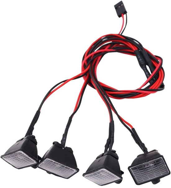 ONF3 - RC Auto dakverlichting - LED-lichtset voor monstertruck crawler - 1/10 schaal - Perfect voor SCX10 TRX4 - Optimale verlichting - Geschikt...