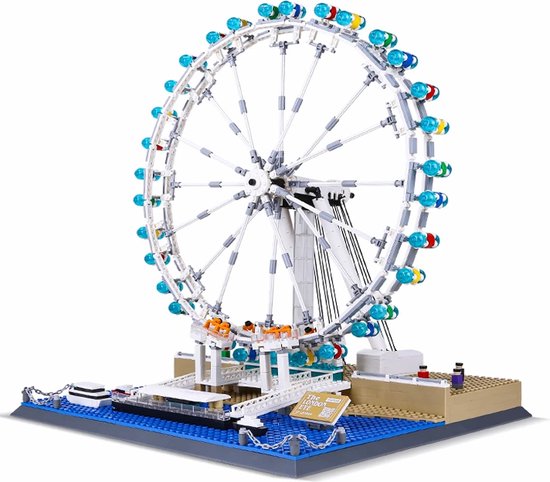 Wange 6215 - The London Eye - 1528 Onderdelen - lego compatibel - Bouwdoos - Engeland