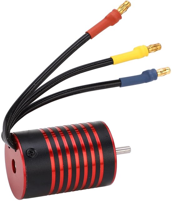 Qcwwy Brushless RC Motor 4700 kV - Waterproof en Duurzaam voor 1/14 en 1/16 RC Auto's