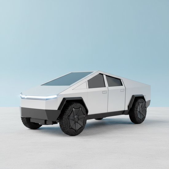 Bestuurbare Auto – Futuristische RC Pick-up Truck - RC Voertuigen – 20 km/u – 50+ Minuten Rijtijd – 2.4GHz Afstandsbediening – 1:24 - Speelgoedauto met Werkende LED Lampen & Laadbak