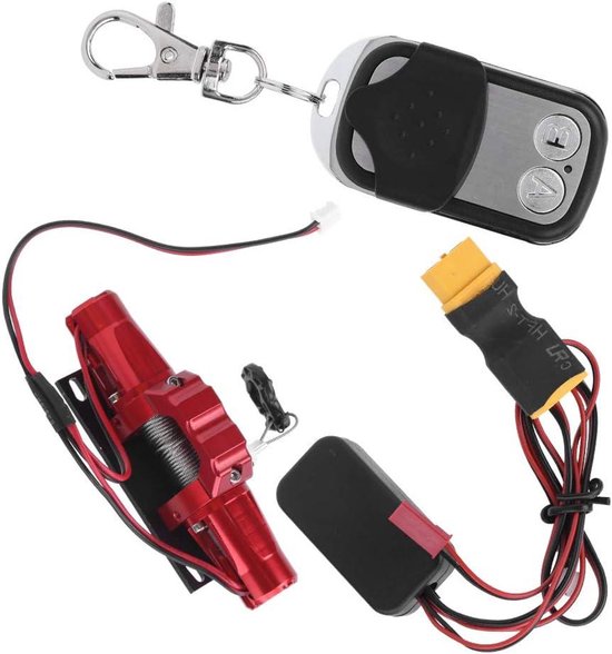 RC Lier - Afstandsbediening - RC Auto - Dubbele Motor - 3kg Trekkracht - Rood Zwart