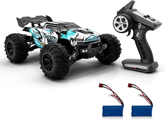 Afstandsbestuurde Auto - RC Vrachtwagen - Off-road Racen - Borstelloze Motor - 1/16 Schaal - Multi-color