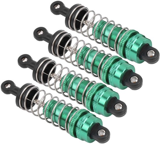 aladdien - Auto Olie Schokken - Schokdemper voor RC Auto - Gloednieuw - 4 Stuks - Geschikt voor 144001 - Metaal