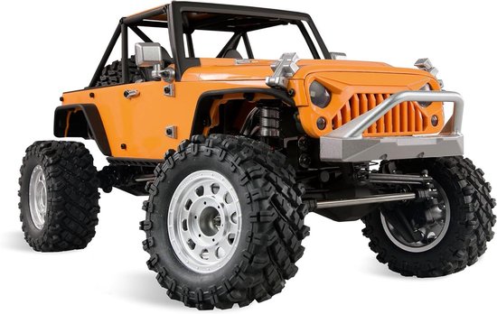 RC Crawler - Terreinvoertuig - Offroad Rijden - FOC Motor - 1:12 Schaal - Geel