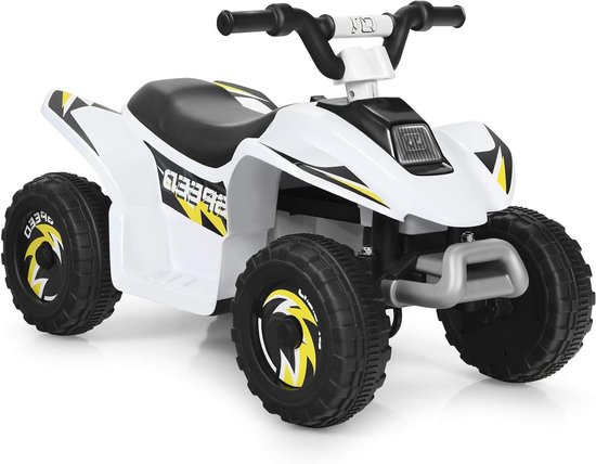 Elektrische Kinder Quad ATV met Vooruit- en Achteruitschakelaar, Mini Quad voor Kinderen, Stevige en Draagbare Elektrische Motor voor Kinderen vanaf 3 Jaar, Geschikt tot 30 kg