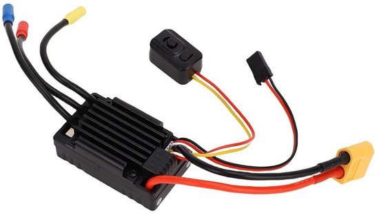 RC Auto ESC - Borstelloze Controller - Alle Weer Prestaties - Waterdicht Stofdicht - 1/18 Schaal - Zwart