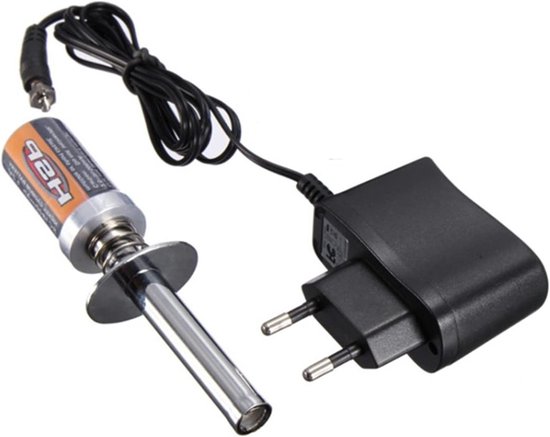 Nitro Glow Plug Ontstekingsstarter voor HSP RedCat Nitro RC Auto's 1/8 en 1/10 - Professionele Tools en Accessoires