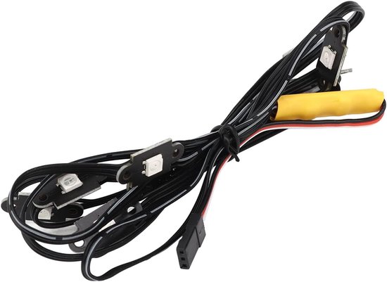 Kleurrijke LED Ondersteuningsverlichting Kit voor 1/10 RC Crawler Auto's met 8 Lichtmodi en Chassis Lampen voor Verbeterde Sfeer en Visibiliteit