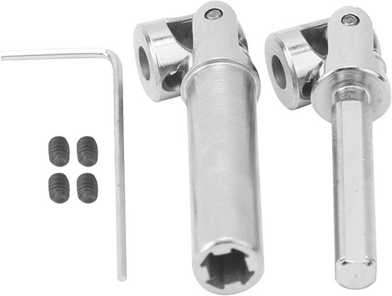 Achteras aandrijfas voor 1/10 RC trucks, 50-65mm, vervangingsonderdeel voor WPL D12, accessoires voor modelbouw en rc voertuigen