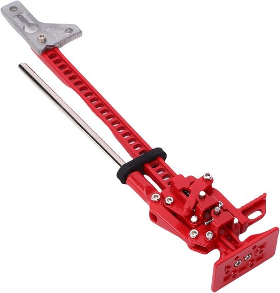 RC Auto Lifter - Crawler Accessoire - Off-road Rijden - Valbestendig Aluminium - Schaal 1:10 - Rood