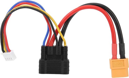 Lichte en compacte XT60-kabel voor Lipo-batterijoplader, ideaal voor RC-auto's, drones en modelvliegtuigen, perfect voor hobbyisten