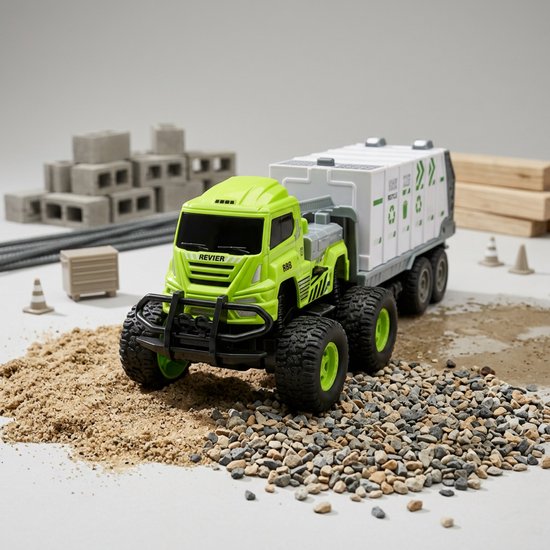 rc auto vuilniswagen radiografisch bestuurbare speelgoed vrachtwagen rc car truck vrachtauto