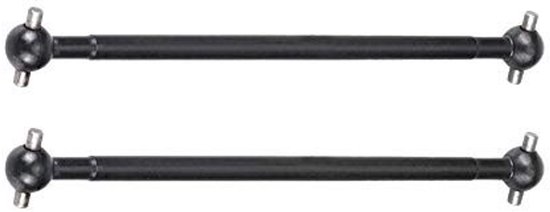 Dailygoods- Aandrijfas 97,2 mm - Metalen Hond Bot - Tandwielas - Compatibel met E10MTL/E10MT/E10BP - Schaal 1:10 - Duurzaam en Corrosiebestendig