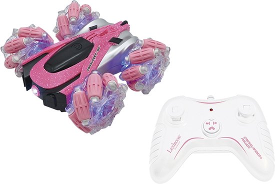 Lexibook - CROSSLANDER® 360+ Roze Stuntauto Programmeerbaar