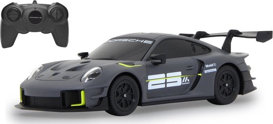 Jamara Porsche 911 GT2 RS Clubsport 25 radiografische auto 1:24 grijs speelgoed.