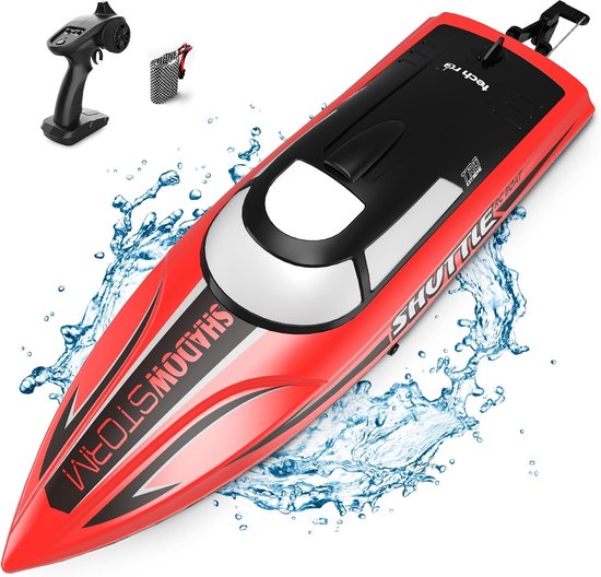 Afstandsbediening Boot 25 km/u - Waterdichte Speedboot met 180° Auto Flip en Autopilot - Speelgoed Boot voor Kinderen en Volwassenen voor Zwembad en Meer