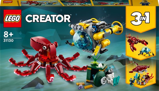 LEGO Creator 3-in-1 31130 Creator Vehicles Verzonken schat missie