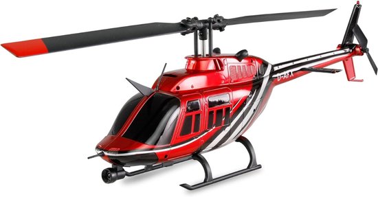 QORA® RC Helicopter - RC - Rood/Zwart - 32cm x 5cm x 11cm